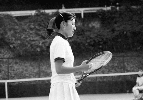 慶應大学テニス部時代の美紗さん